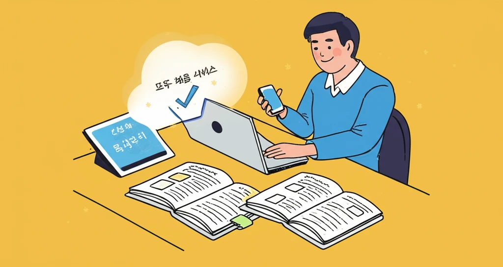 홈택스 화면과 절세 관련 공제 항목 아이콘