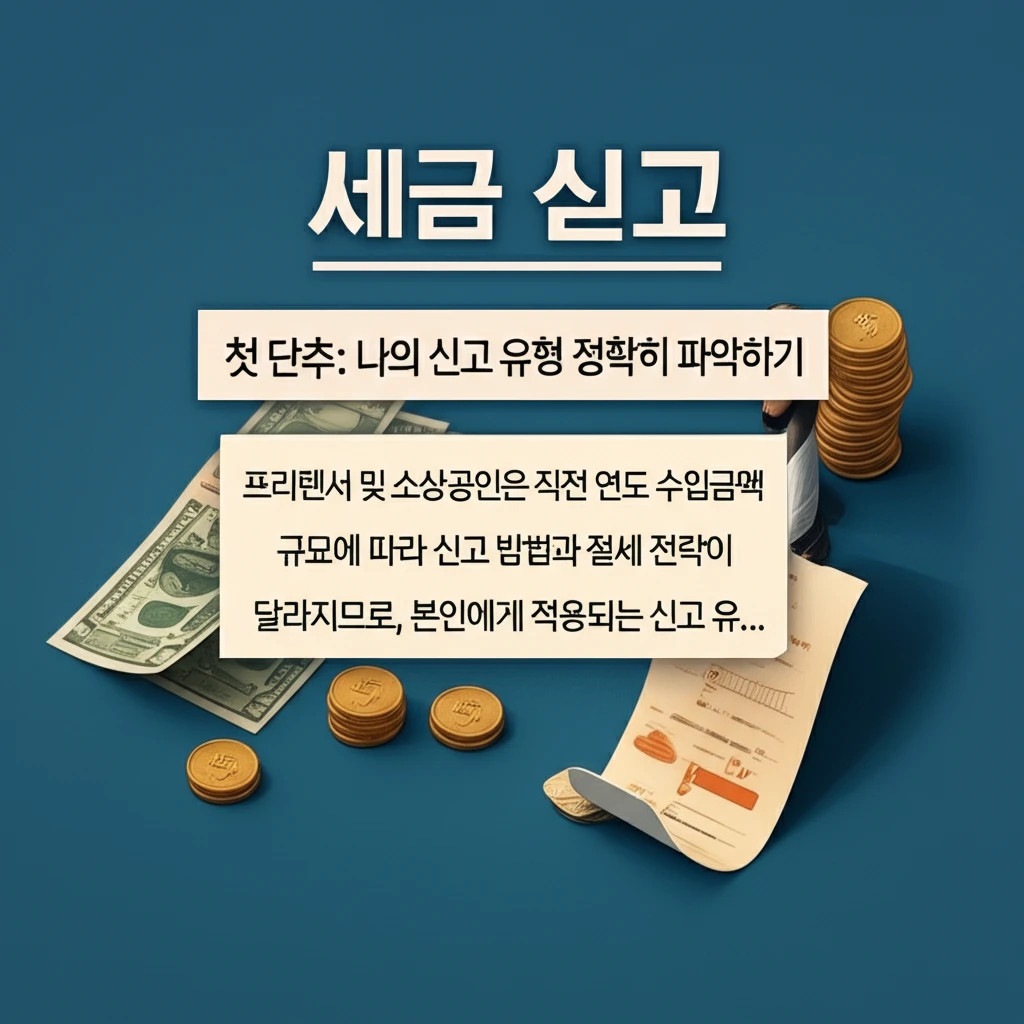 세금 신고 유형 파악 흐름도